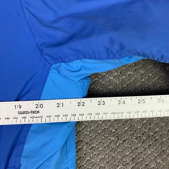 LL Bean Fleece Lined Jacket Misses Large Blue Nylon Full Zip Up 9U894 9 U894 - Picture 11 of 15